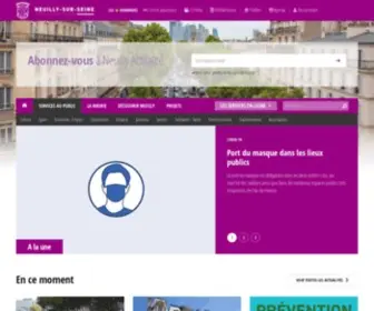 Ville-Neuillysurseine.fr(Site Officiel de la Ville de Neuilly) Screenshot