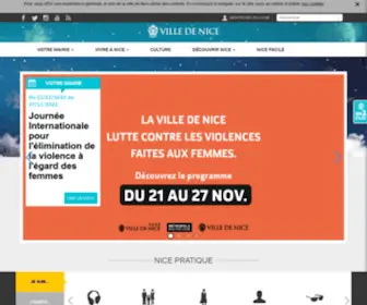 Ville-Nice.fr(Site de la ville de Nice) Screenshot