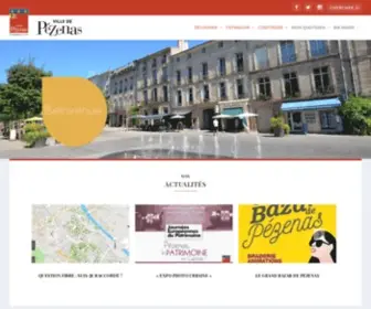 Ville-Pezenas.fr(Ville de Pézenas) Screenshot