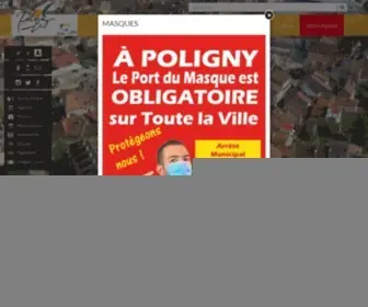 Ville-Poligny.fr(Site officiel de la ville de Poligny) Screenshot