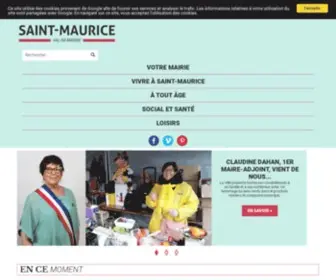 Ville-Saint-Maurice.com(Ville de Saint Maurice) Screenshot