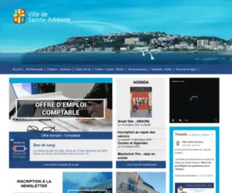 Ville-Sainte-Adresse.fr(Ville de Sainte) Screenshot