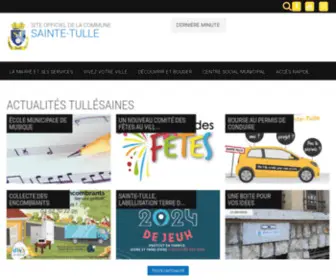 Ville-Sainte-Tulle.fr(Sainte-Tulle Site officiel) Screenshot