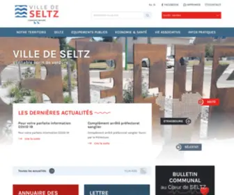 Ville-Seltz.fr(Site officiel de la ville de Seltz) Screenshot