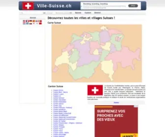 Ville-Suisse.ch(Ville de Suisse) Screenshot