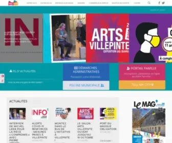 Ville-Villepinte.fr(Page d'accueil du site de la mairie de Villepinte) Screenshot