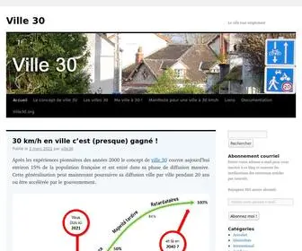 Ville30.org(Ville 30) Screenshot