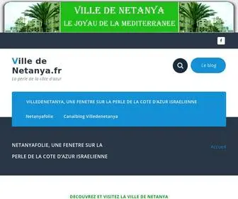 Villedenetanya.fr(Netanya) Screenshot