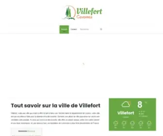 Villefort-Cevennes.com(Villefort, Cévennes) Screenshot