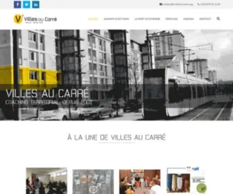 Villesaucarre.org(Villes au Carré) Screenshot