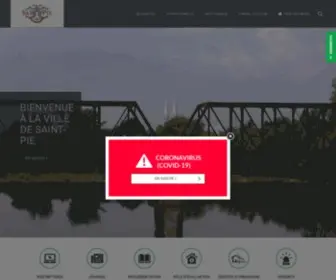 Villest-Pie.ca(Ville de Saint) Screenshot