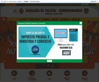 Villeta-Cundinamarca.gov.co(Alcaldía) Screenshot