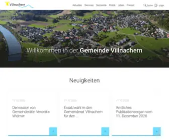 Villnachern.ch(Auf dieser Seite finden Sie alles Wissenswerte zu unserer Gemeinde. Ausserdem können Sie am Online) Screenshot