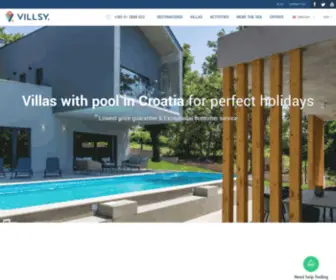 Villsy.com(Discover holiday villas with pool for rent in Croatia) Screenshot