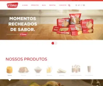Vilma.com.br(Vilma Alimentos) Screenshot