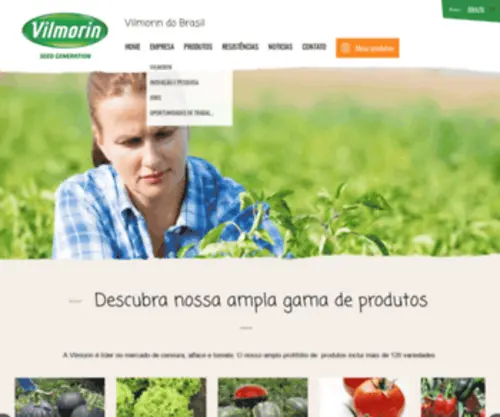 Vilmorin.com.br(Vilmorin do Brasil) Screenshot