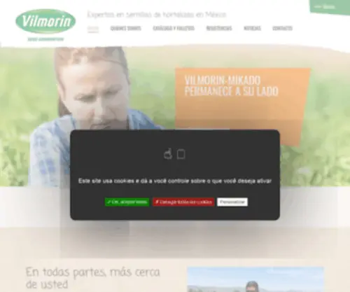 Vilmorin.mx(Expertos en semillas de hortalizas en méxico) Screenshot