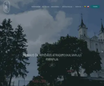 Vilniauskalvarijos.lt(Piligrimų kelias) Screenshot