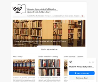 Vilnius-Jewish-Public-Library.com(Web Server) Screenshot