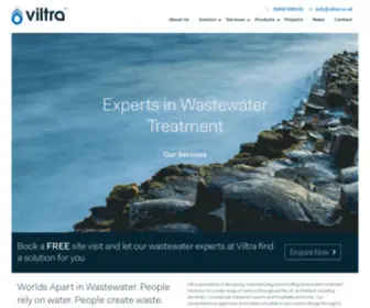 Viltra.co.uk(Experts in Wastewater Treatment) Screenshot