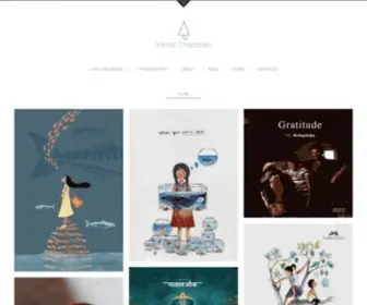 Vimalchandran.com(Visual Artist) Screenshot