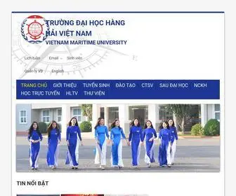 Vimaru.edu.vn(VIETNAM MARITIME UNIVERSITY) Screenshot