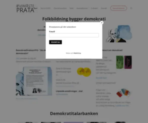Vimasteprata.org(ViMåstePrata) Screenshot
