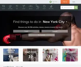 Vimbly.com(Things To Do In NYC) Screenshot
