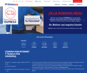 Vimenpaq.com.do(Transporte de paquetería) Screenshot