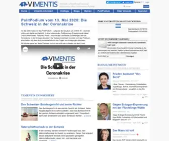 Vimentis.ch(Neutral über Schweizer Politik informieren) Screenshot