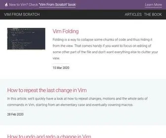 Vimfromscratch.com(Vim From Scratch) Screenshot