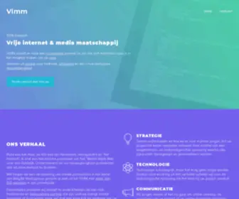 Vimm.be(Vrije internet & media maatschappij) Screenshot