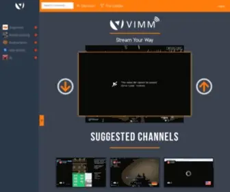 Vimm.tv(Watch LIVE Streams) Screenshot