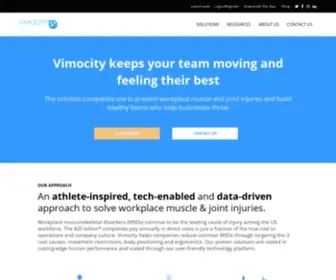 Vimocity.com(Workplace Injury Prevention) Screenshot