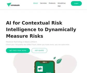 Vimosure.com(Risk Intelligence Solutions) Screenshot