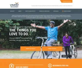 Vimpat.com(Patient Information for VIMPAT) Screenshot