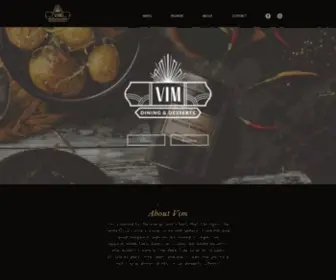 Vimsantacruz.com(VIM Restaurant Santa Cruz) Screenshot