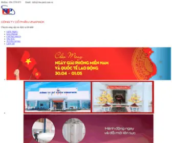 Vina-Pack.com.vn(Bao bi) Screenshot