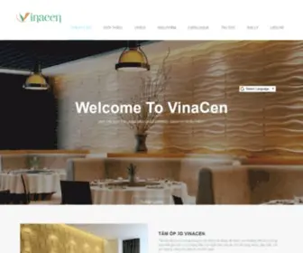 Vinacen.vn(Nhà sản xuất tấm ốp tường 3d hàng đầu tại Việt Nam) Screenshot