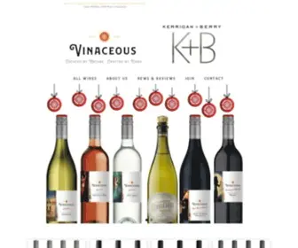 Vinaceous.com.au(Vinaceous Wines) Screenshot