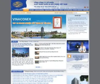 Vinaconex.com.vn(VINACONEX Corporation) Screenshot