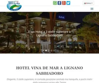 Vinademar.it(Hotel 3 stelle a Lignano Sabbiadoro: Hotel Viña de Mar) Screenshot