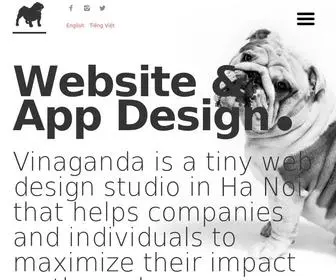 Vinaganda.com(Thiết kế website Việt Nam) Screenshot