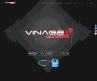 Vinagecustoms.com(Corporate Signage) Screenshot