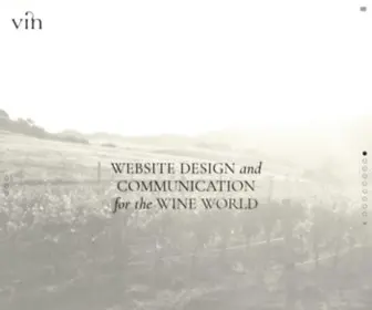 Vinagency.com(Website Design & Communication for the Wine World) Screenshot