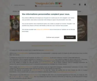 Vinaigredecidrebio.com(Vinaigre de Cidre Bio) Screenshot