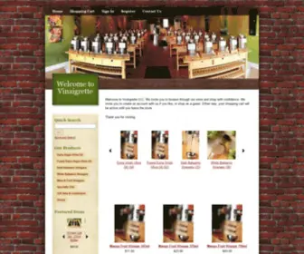 VinaigretteStore.com(Vinaigrette LLC) Screenshot