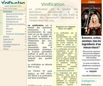 Vinairium.com(Ébauche/paramètres vigne et vin) Screenshot