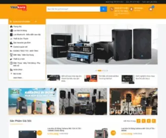 Vinakara.com(Là công ty chuyên sản xuất thiết bị âm thanh karaoke như) Screenshot