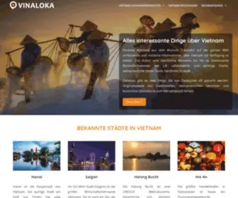 Vinaloka.com(Startseite) Screenshot